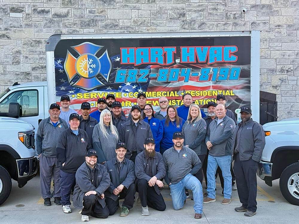 Employee group photo at Hart HVAC